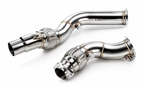 Stainless steel exhaust down - steel,