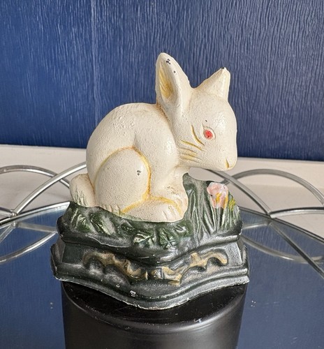 Vintage cast iron white - iron,