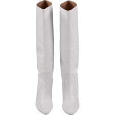 White Knee-high Boots with
