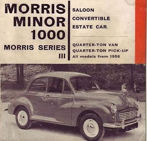 Morris minor 1000 series - minor, iii