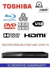 Toshiba Fully Multi Region Zone Free Blu-ray ABC DVD 1-6 Dolby BDX2100 DPlayer