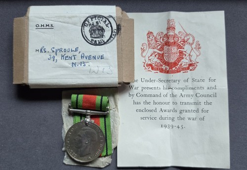 Ww2 defence medal original - defence,