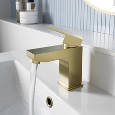 Basin Mixer Tap Square Mono