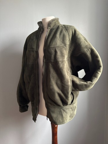 Vintage green sheepskin - vintage,