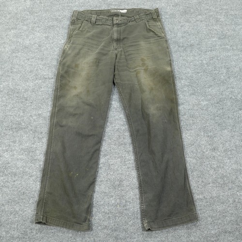 Carhartt pant mens - 36x32, green