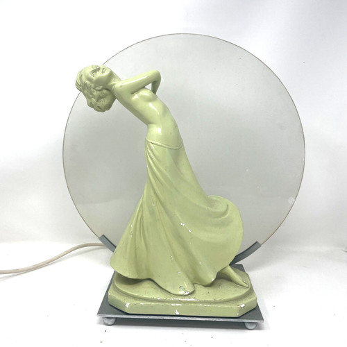 Vintage art deco dancing lady - vintage,