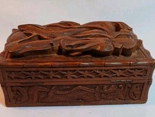 Chinese box Dragon Carved