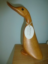 DCUK wooden duck " Charlotte "  20cms
