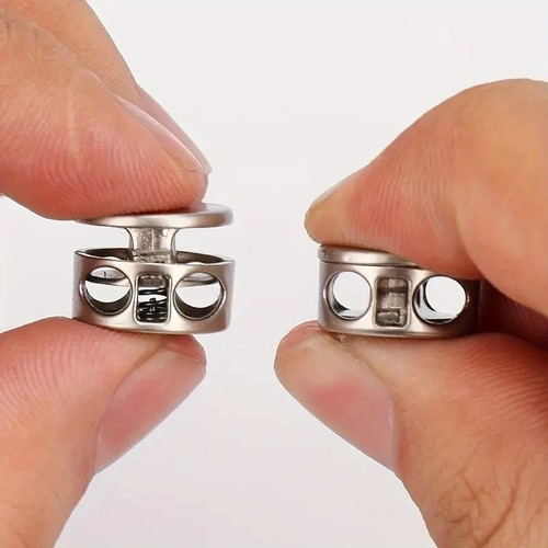 Tie shoe lace locks metal - tie,