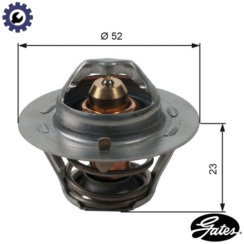 Thermostat coolant th14088g1 - coolant,