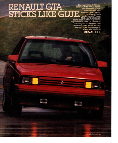 1987 renault gta sports car - 1987,