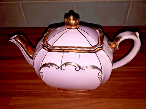 Antique pink with - with, gilding