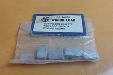 GEM OO Gauge WL4 White Metal Pigeon Baskets (Wagon Load) - Bagged