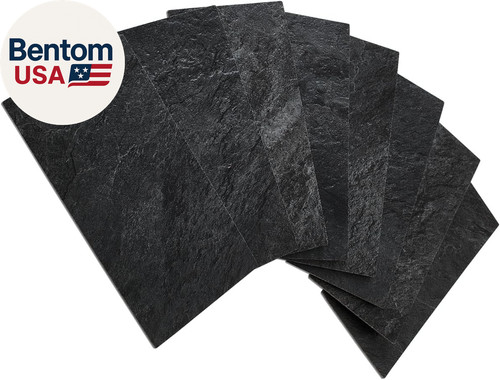 100 piece black slate peel - black, and