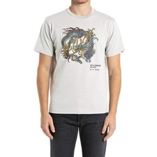 REPLAY DRAGON PRINT WHITE