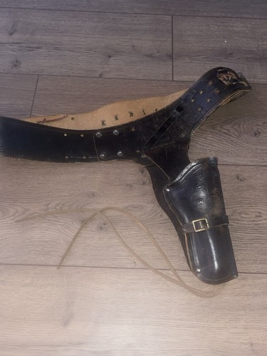 Antique leather american - antique, gun