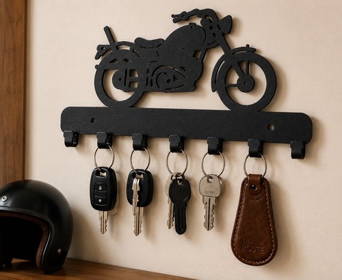 Motorcycle metal key holder - metal,