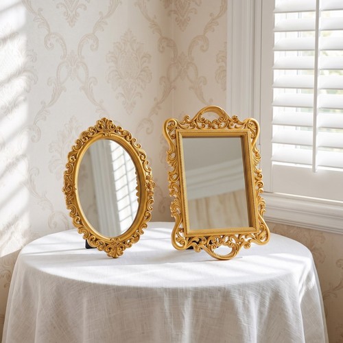 Elegant vintage gold oval - gold, and