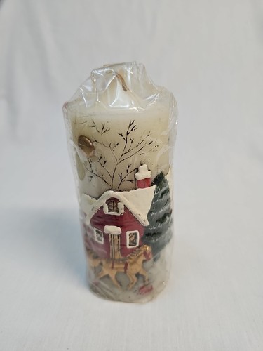 Vintage christmas pillar - vintage,