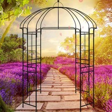 214CM Wide x 267CM High Birdcage Shape Garden Arbor Arch Pergola Pavilion