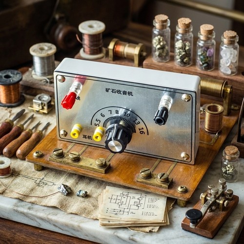 For crystal radio kit - radio,