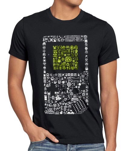 Retro gamer shirt mens boy - retro,