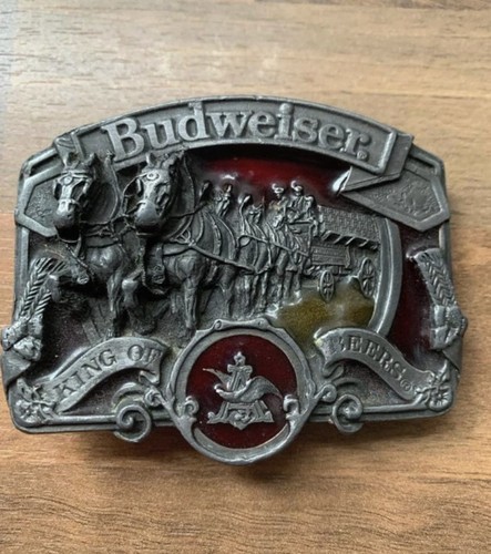 Metal budweiser belt - budweiser, in
