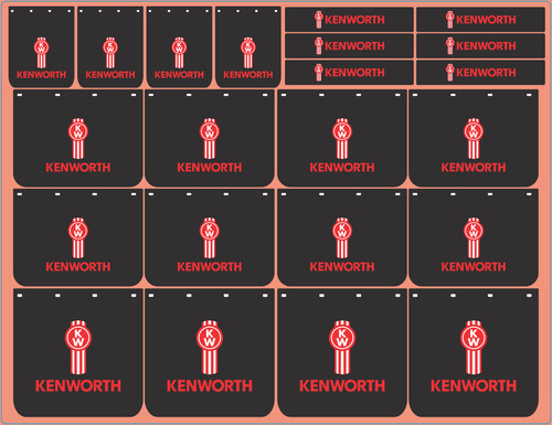 Mudflap decals kenworth 2 - mudflap,