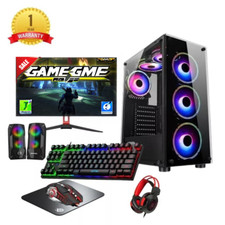 Fast Gaming PC Bundle Intel Core i5 16GB Ram 1TB+128GB SSD GT730 4GB Win 11 Pro