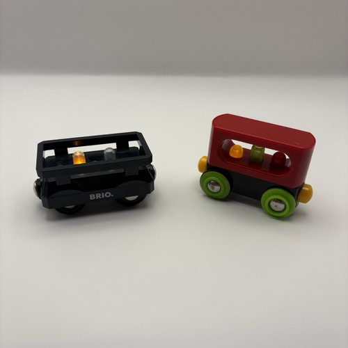 Wooden train track brio two - track,