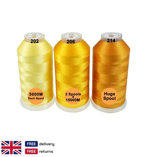 15000m yellow embroidery - 15000m,
