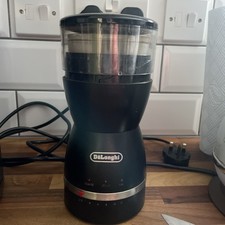 DeLonghi KG49 Electric Blade Coffee Mill Grinder 170W Black With Cleaning Brush