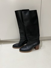 Mango Leather Boots Size 41