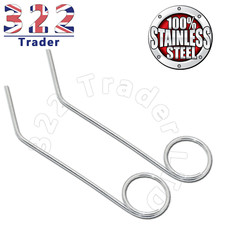 2 x Stainless Steel Dough