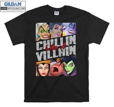 Disney Chillin Like A Villain Maleficent Ev Hoodie Tshirt Men Women Unisex AC243