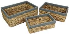 Grey Small shelf baskets