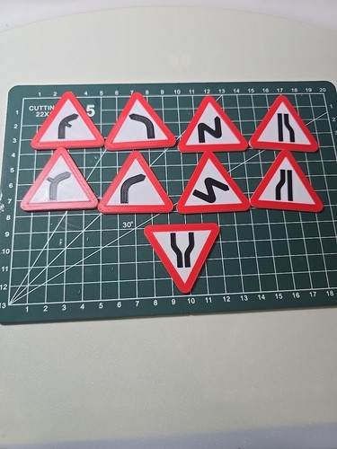 Road signs toy - toy, printed