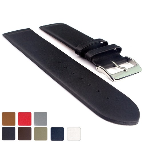 Leather watch strap band milan - leather,