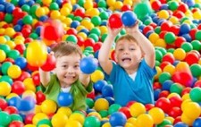 PLASTIC PLAY BALLS FOR CHILDREN BALL PITS POOL BOUNCY CASTLE MULTICOLOURED NEW