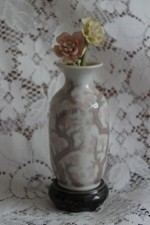 Rare Vintage LLadro bud/posy vase cherry tree pattern