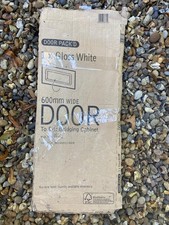 B&Q IT Kitchens Pack D Gloss White Door to fit Bridging Cabinet 600mm wide