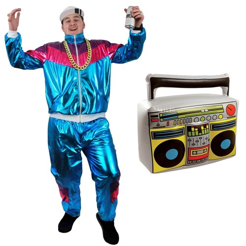 80s shell suit fancy dress - suit,