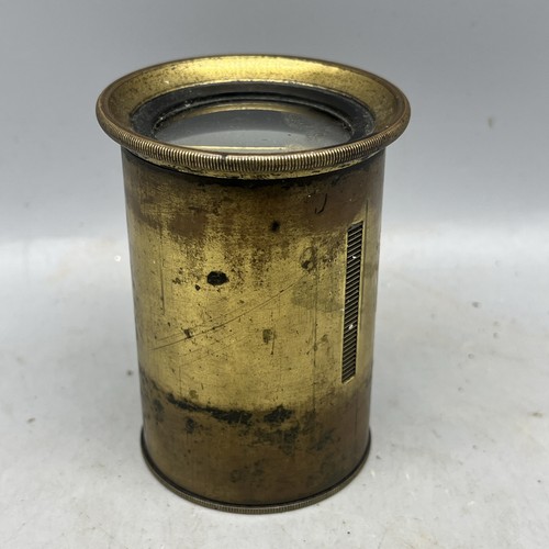 Antique brass lens - lens, camera/