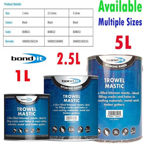 Bond trowel mastic fibre - bond,