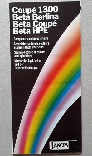 Lancia colour trim options - lancia,
