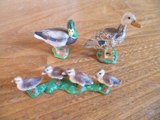 Schleich Mallard Duck Drake Ducklings RETIRED VGC