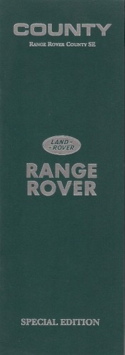 Range rover county limited - se,
