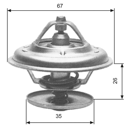 Gates th11680g1 thermostat - gates,