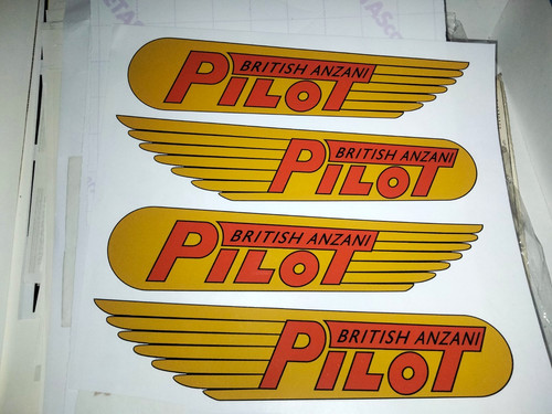 British anzani pilot wing - british,