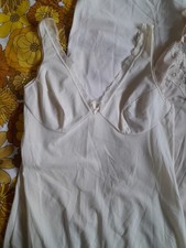 Job Lot Vintage Full Length Underskirts Slips 36" Bust White Beige St Michael